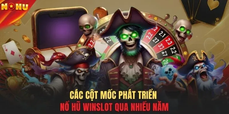 Các cột mốc phát triển nổ hũ WINSLOT qua nhiều năm